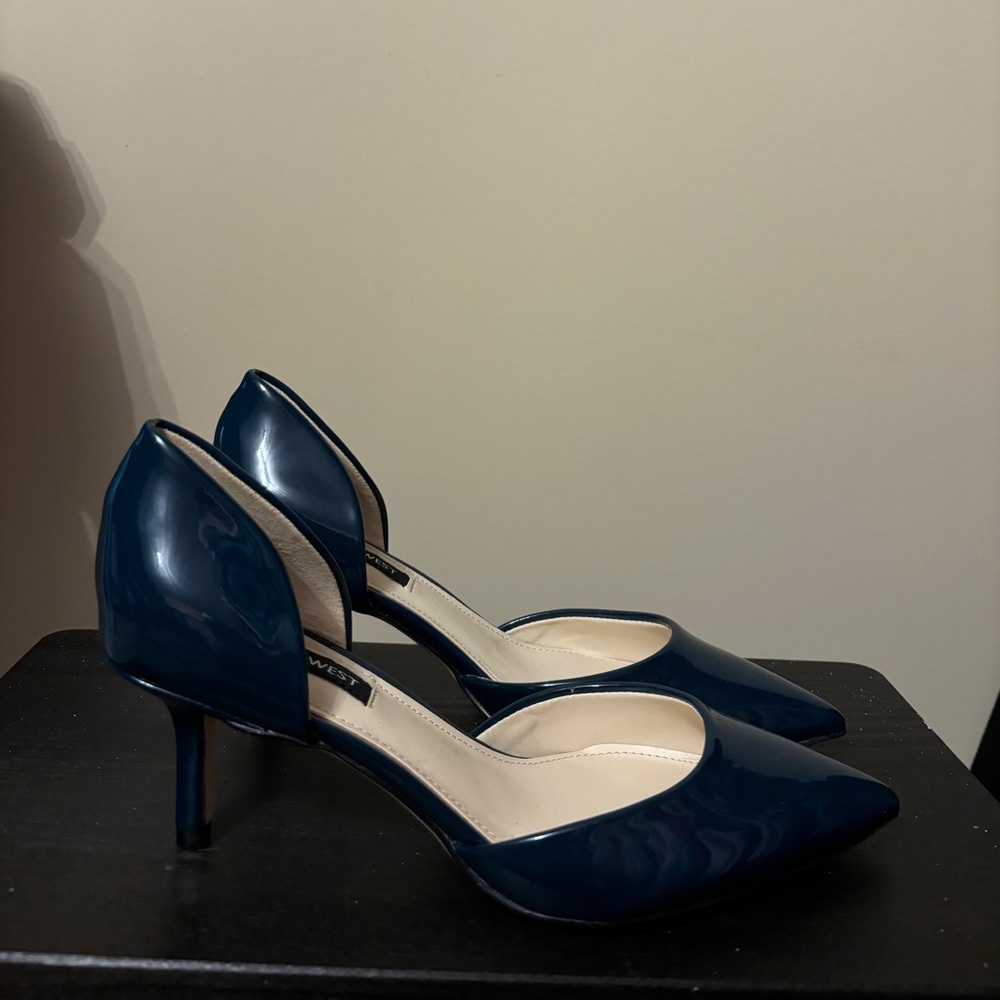 Brand new nine west teal heels